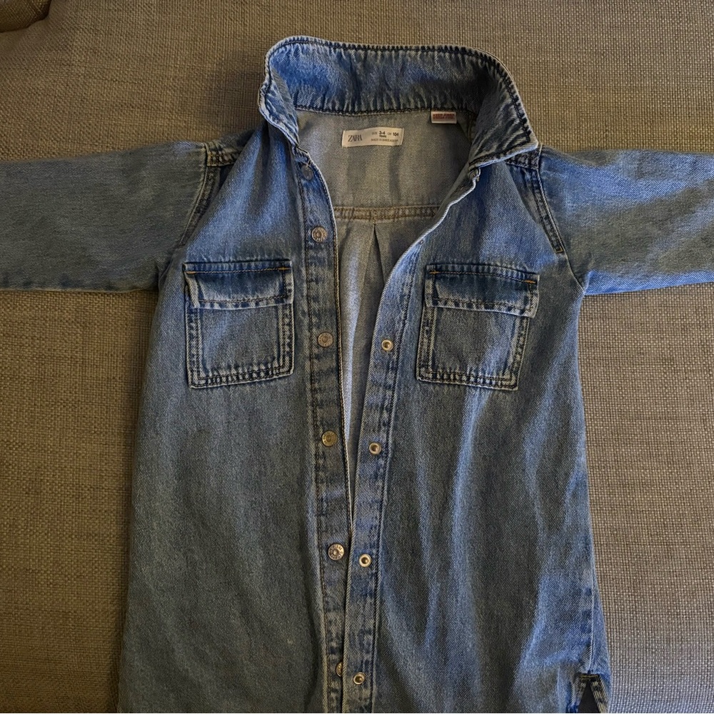 Zara Blue Denim Shirt